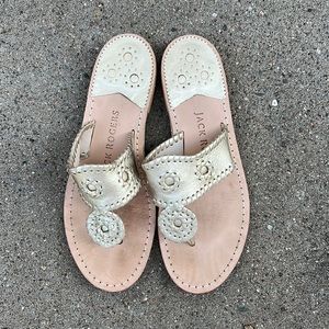 Jack Rodgers, Jacks flat Sandal, Platinum.